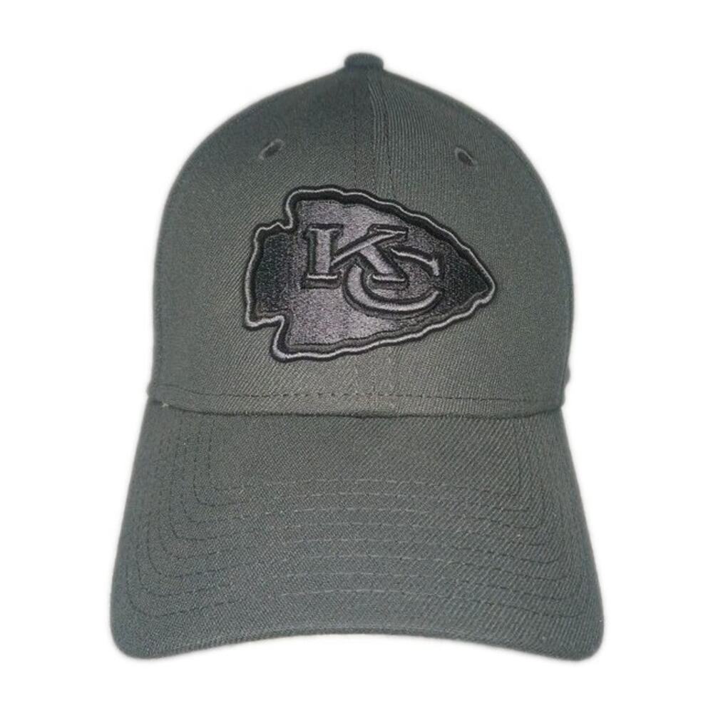 Kansas City Chiefs New Era 39Thirty Stretch Fit Hat – Gray Small/Medium!